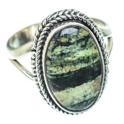 Lizard Jasper Rings handcrafted by Ana Silver Co - RING56242