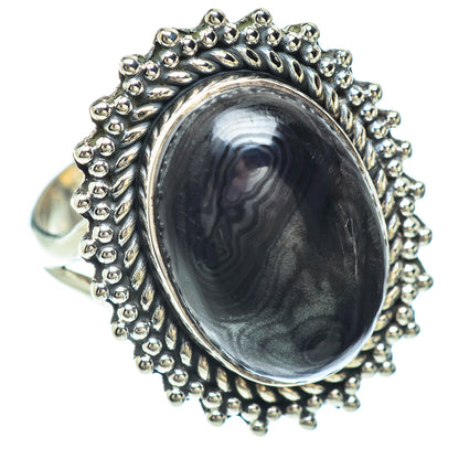 Psilomelane Rings handcrafted by Ana Silver Co - RING56257