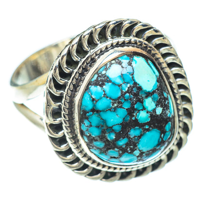 Tibetan Turquoise Rings handcrafted by Ana Silver Co - RING56269