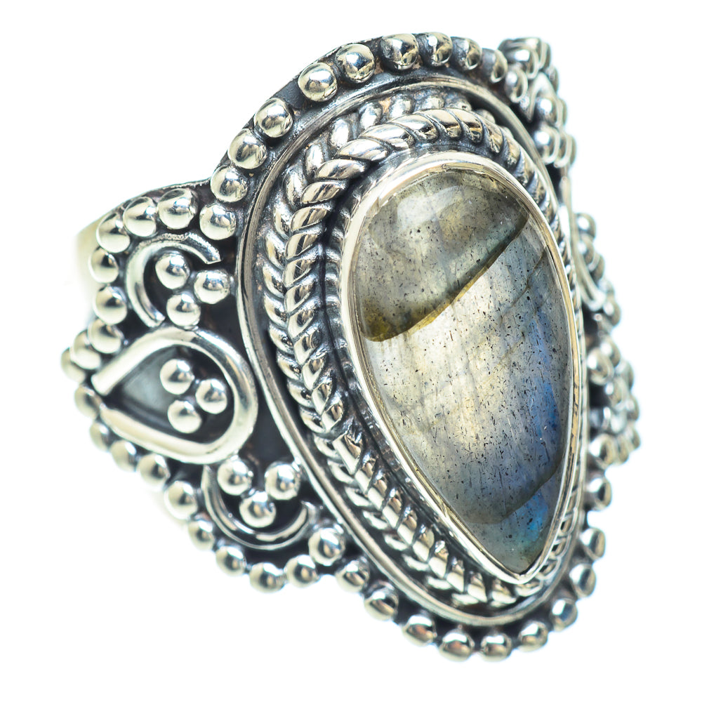 Labradorite Rings handcrafted by Ana Silver Co - RING56273