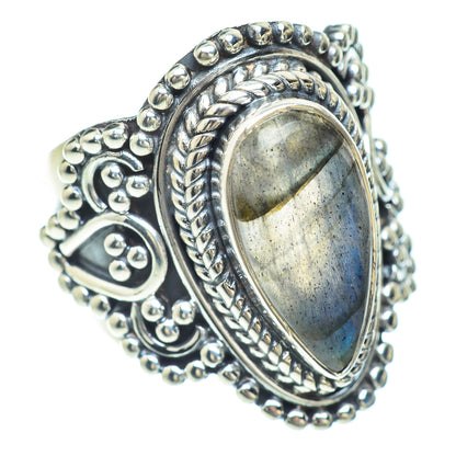 Labradorite Rings handcrafted by Ana Silver Co - RING56273