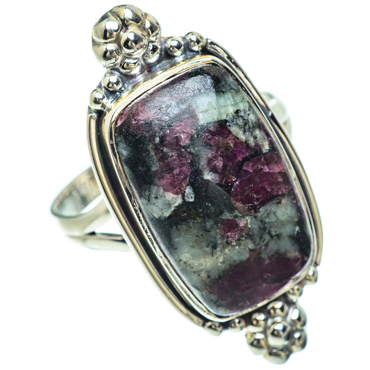 Russian Eudialyte Rings handcrafted by Ana Silver Co - RING56288