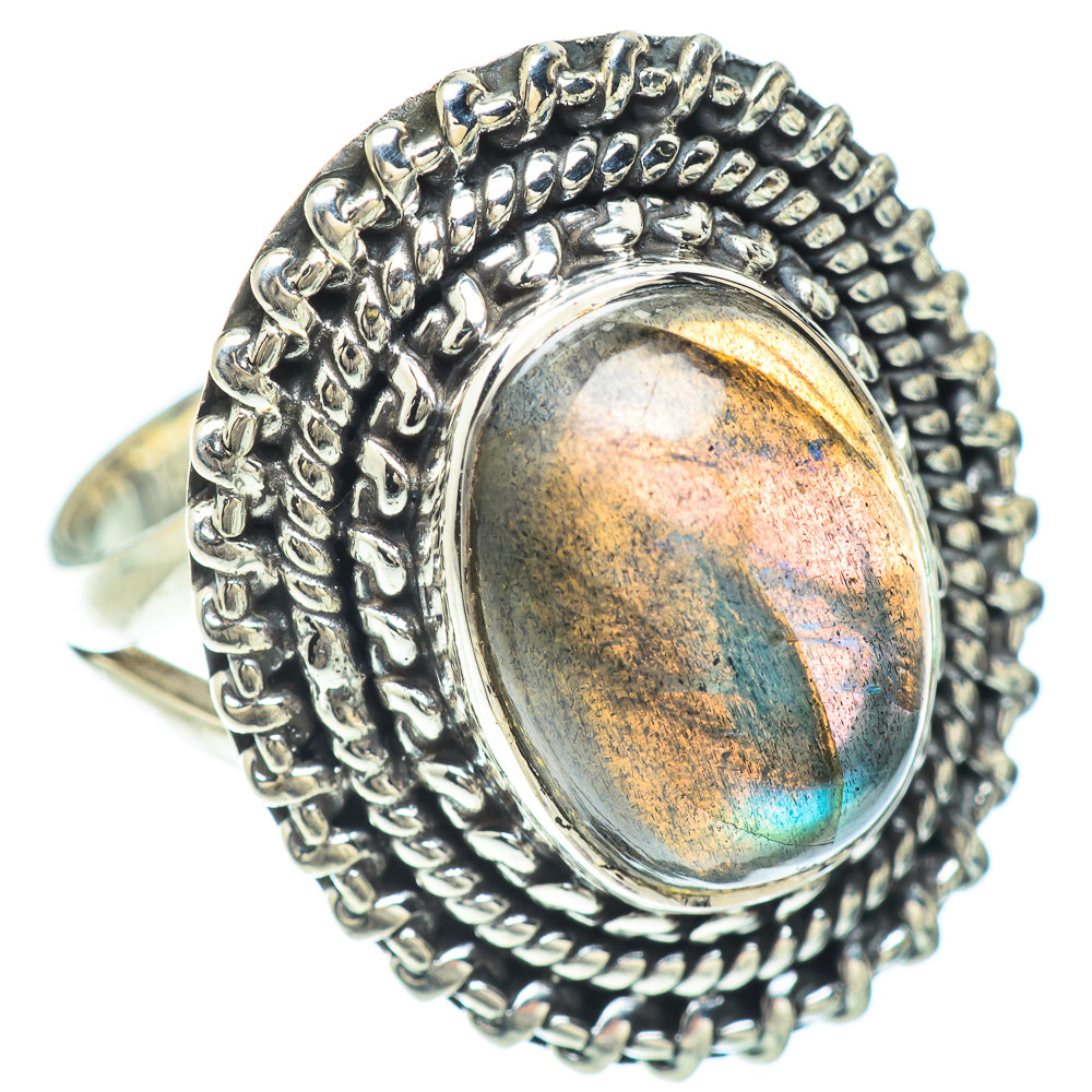 Labradorite Rings handcrafted by Ana Silver Co - RING56306
