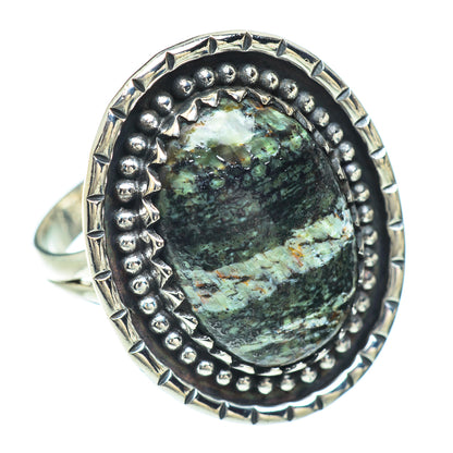 Lizard Jasper Rings handcrafted by Ana Silver Co - RING56307