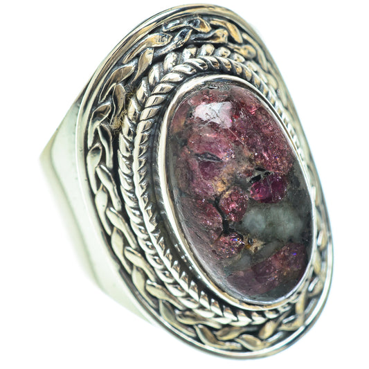 Russian Eudialyte Rings handcrafted by Ana Silver Co - RING56321