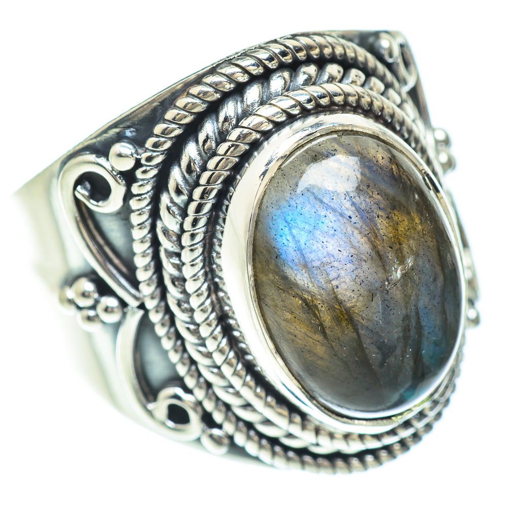 Labradorite Rings handcrafted by Ana Silver Co - RING56331
