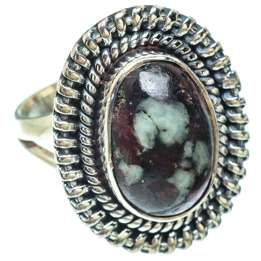 Russian Eudialyte Rings handcrafted by Ana Silver Co - RING56350
