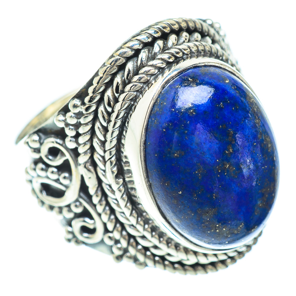 Lapis Lazuli Rings handcrafted by Ana Silver Co - RING56361