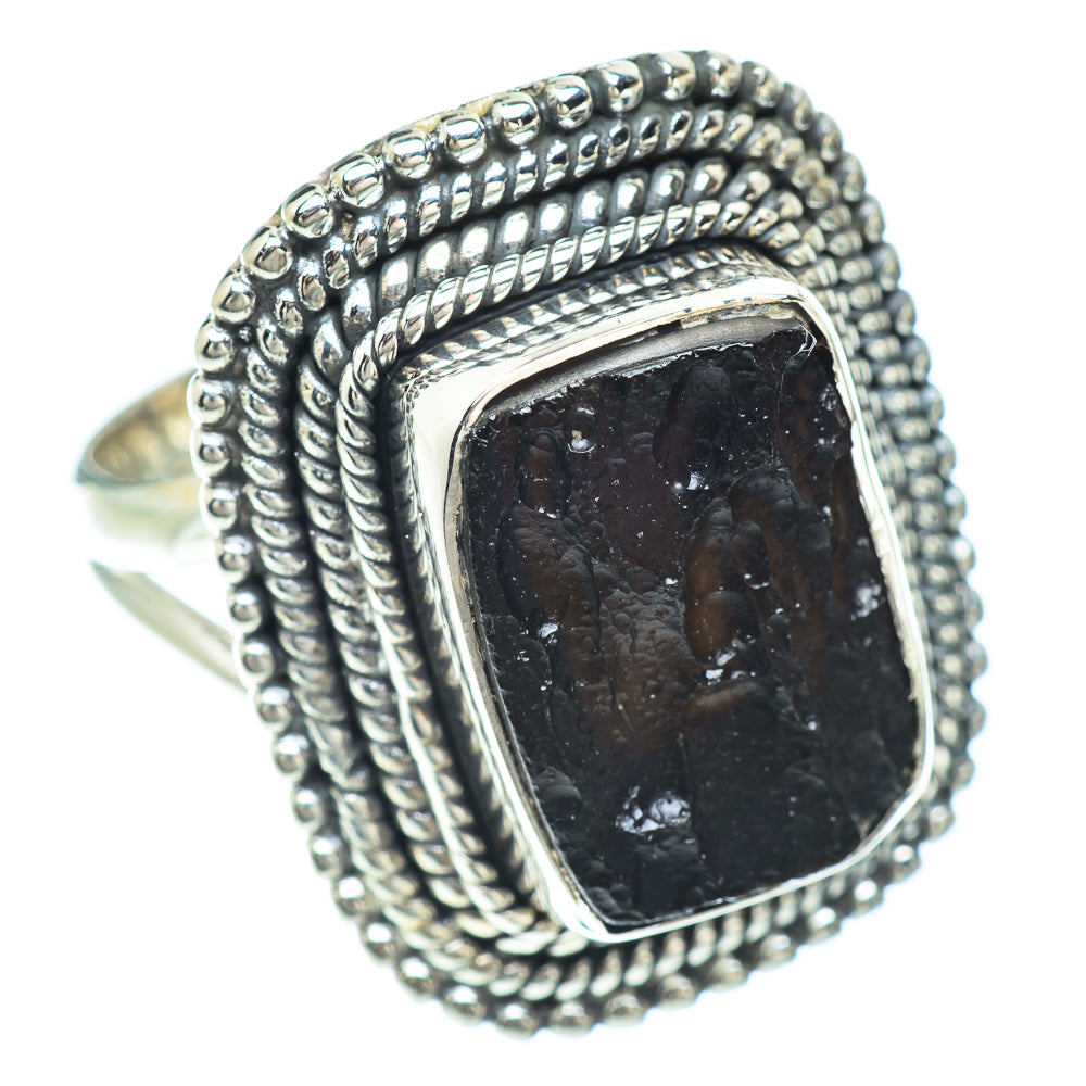 Tektite Rings handcrafted by Ana Silver Co - RING56378