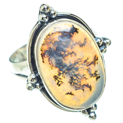 Scenic Dendritic Agate Rings handcrafted by Ana Silver Co - RING56380