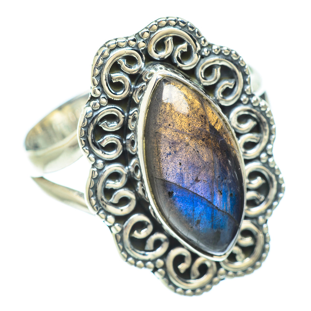Labradorite Rings handcrafted by Ana Silver Co - RING56387