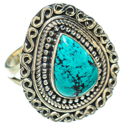 Tibetan Turquoise Rings handcrafted by Ana Silver Co - RING56388