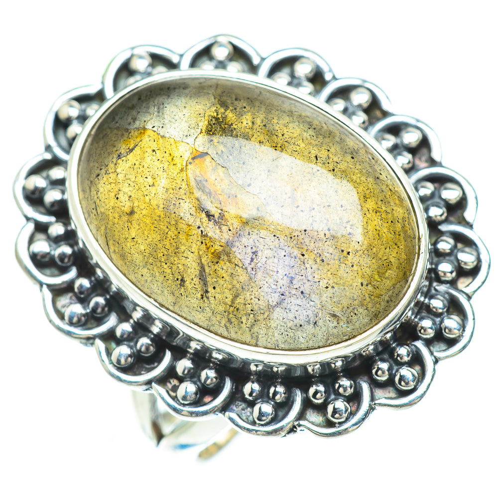 Labradorite Rings handcrafted by Ana Silver Co - RING56389
