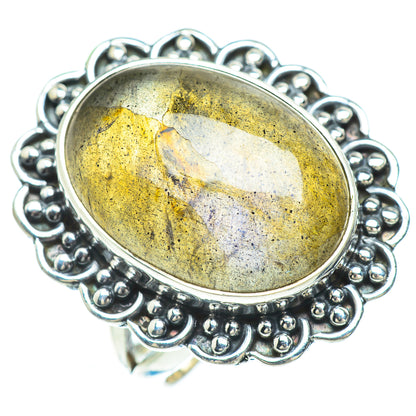 Labradorite Rings handcrafted by Ana Silver Co - RING56389