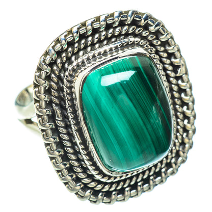 Malachite Rings handcrafted by Ana Silver Co - RING56392