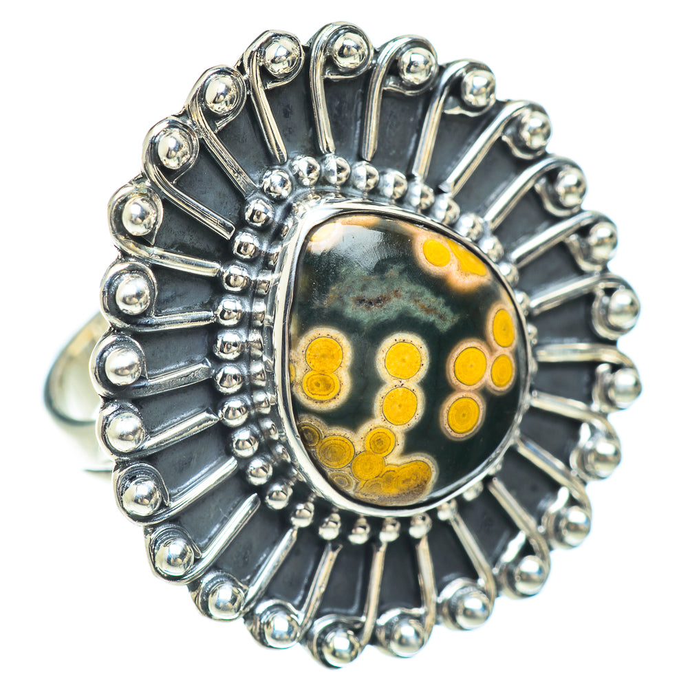 Ocean Jasper Rings handcrafted by Ana Silver Co - RING56393