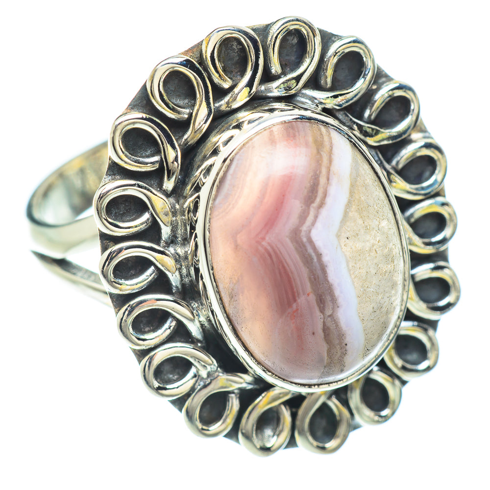 Botswana Agate Rings handcrafted by Ana Silver Co - RING56396