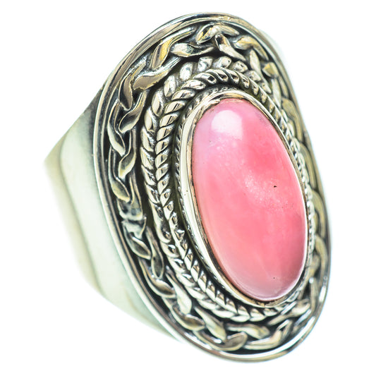 Pink Opal Rings handcrafted by Ana Silver Co - RING56401