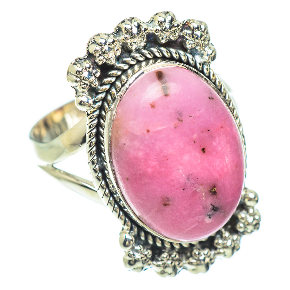 Rhodonite Rings handcrafted by Ana Silver Co - RING56428