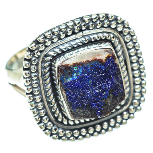 Azurite Rings handcrafted by Ana Silver Co - RING56439