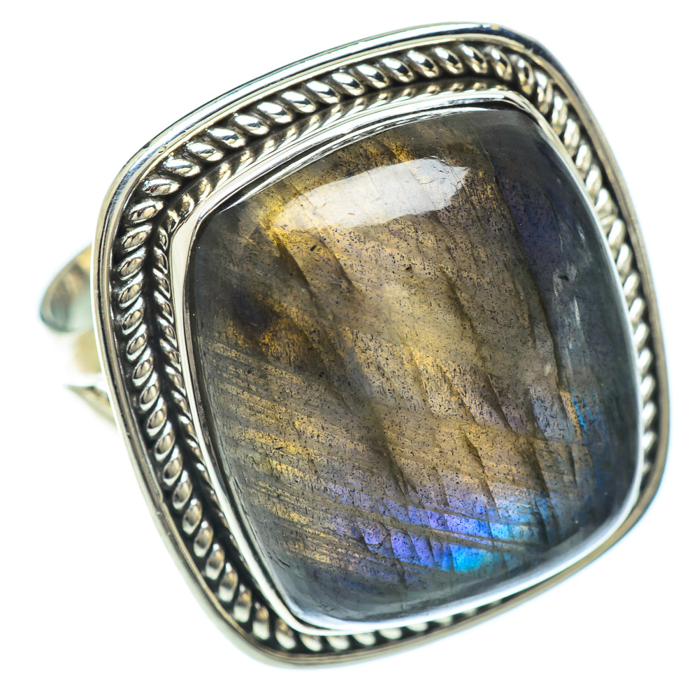 Labradorite Rings handcrafted by Ana Silver Co - RING56441