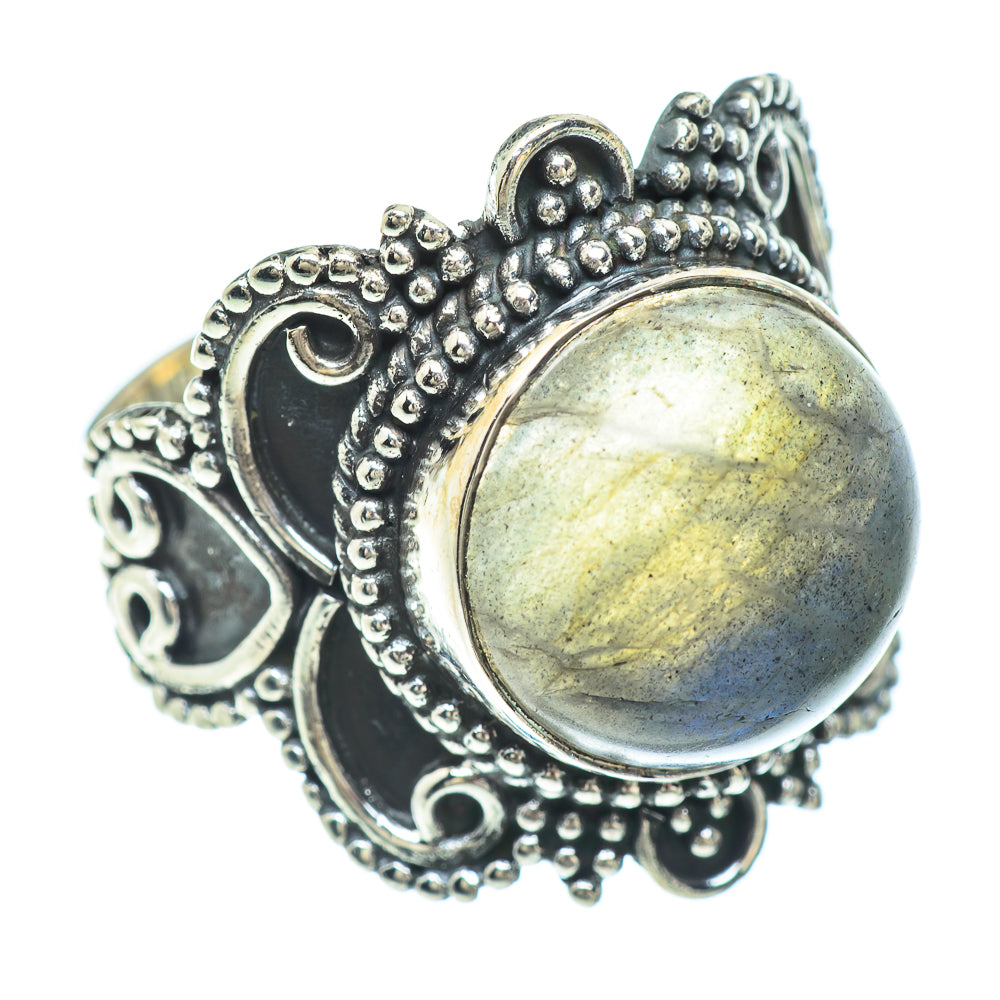 Labradorite Rings handcrafted by Ana Silver Co - RING56464