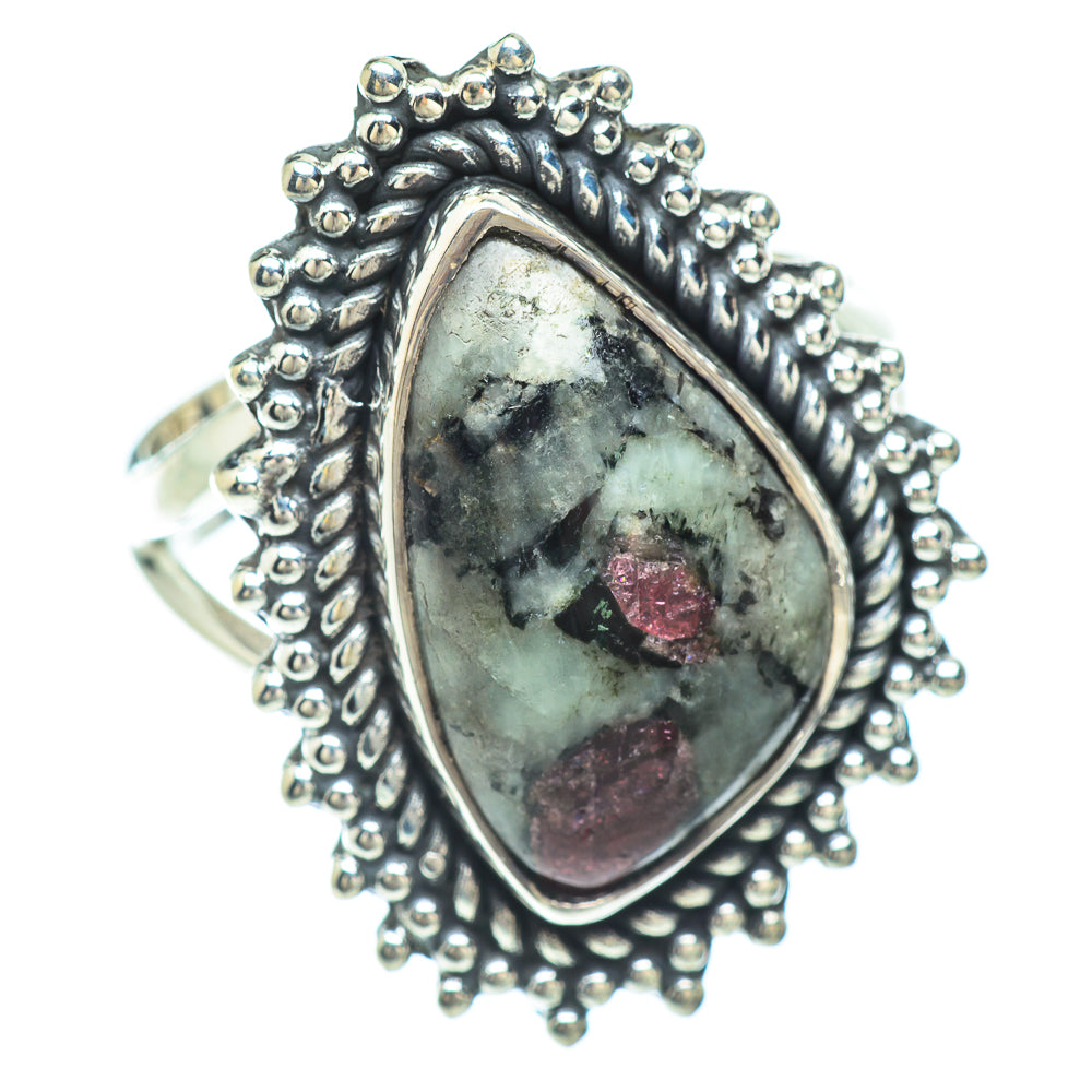 Russian Eudialyte Rings handcrafted by Ana Silver Co - RING56474
