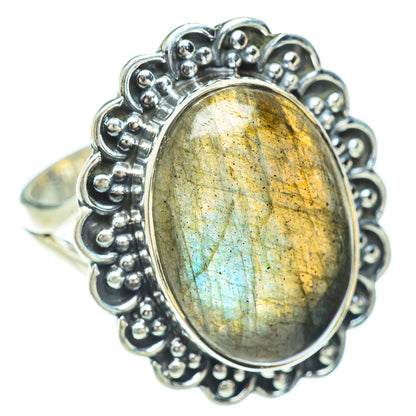 Labradorite Rings handcrafted by Ana Silver Co - RING56480