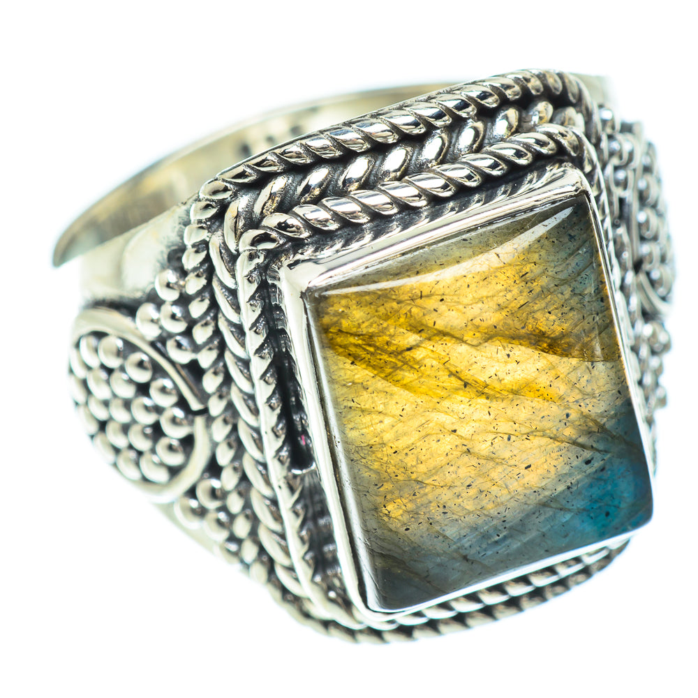 Labradorite Rings handcrafted by Ana Silver Co - RING56483