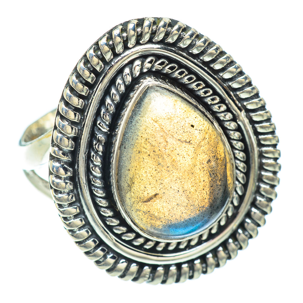 Labradorite Rings handcrafted by Ana Silver Co - RING56484