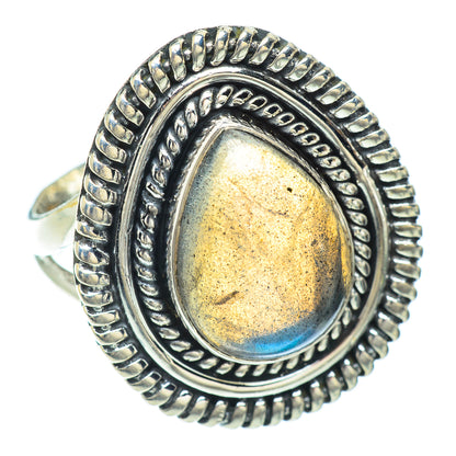 Labradorite Rings handcrafted by Ana Silver Co - RING56484
