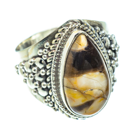 Peanut Wood Jasper Rings handcrafted by Ana Silver Co - RING56490