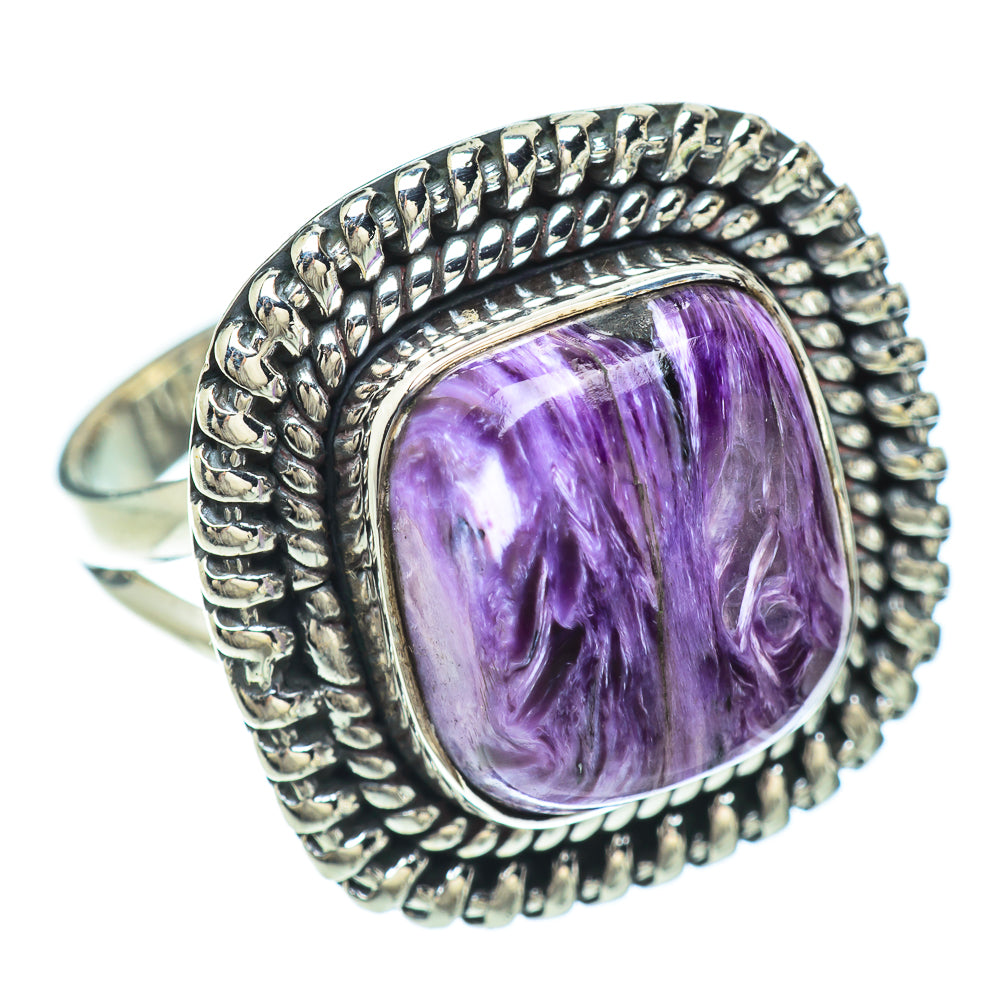 Charoite Rings handcrafted by Ana Silver Co - RING56500