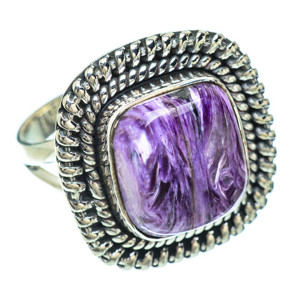 Charoite Rings handcrafted by Ana Silver Co - RING56500