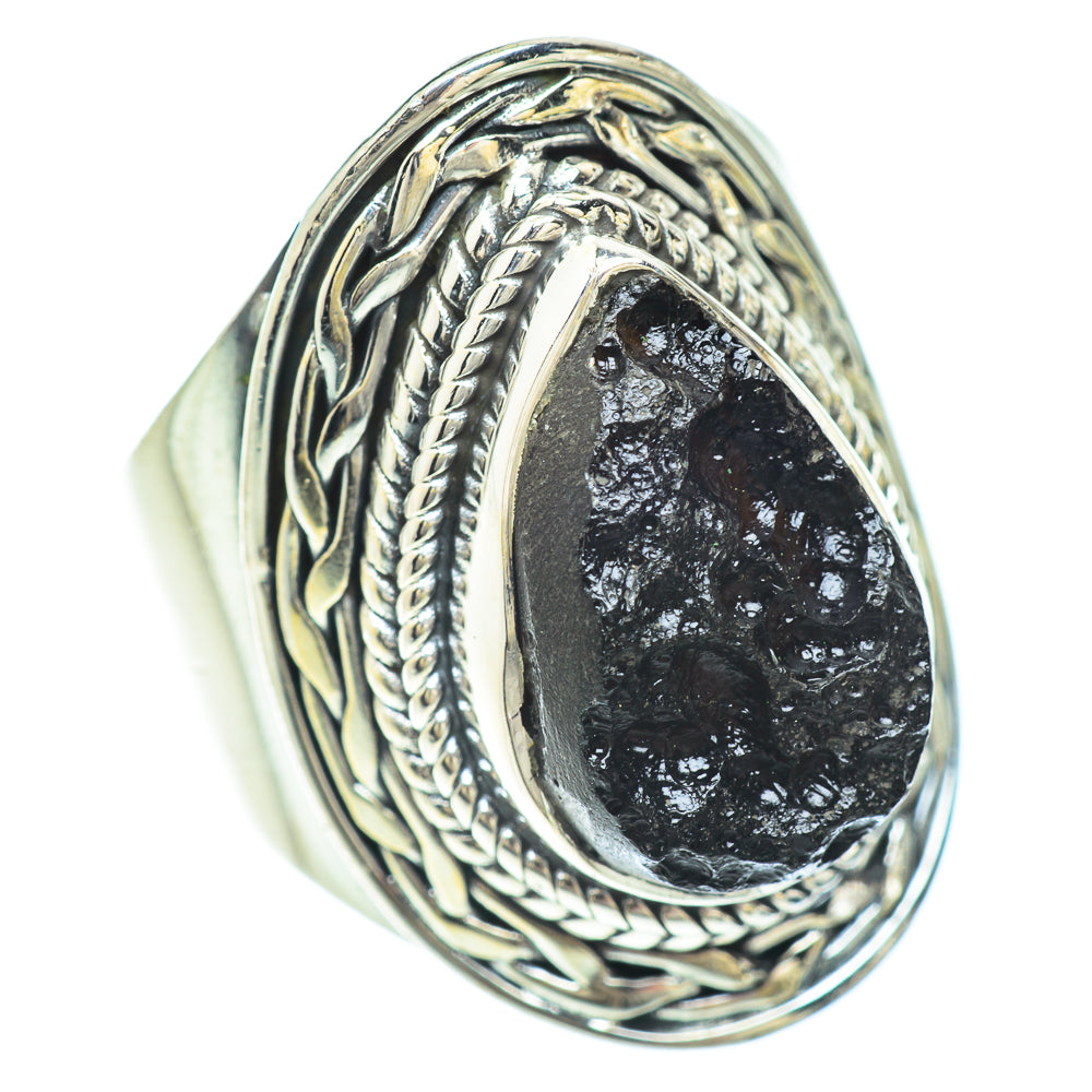 Tektite Rings handcrafted by Ana Silver Co - RING56501