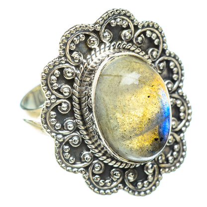 Labradorite Rings handcrafted by Ana Silver Co - RING56510