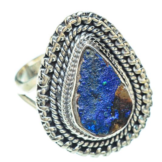 Azurite Rings handcrafted by Ana Silver Co - RING56524