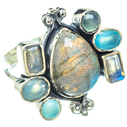 Labradorite Rings handcrafted by Ana Silver Co - RING56526