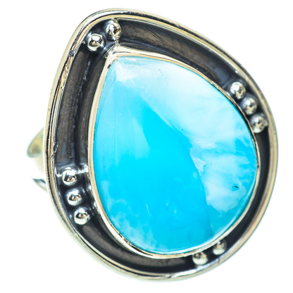 Larimar Rings handcrafted by Ana Silver Co - RING56558