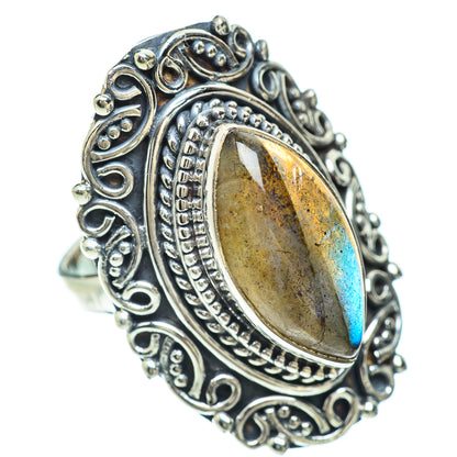 Labradorite Rings handcrafted by Ana Silver Co - RING56560