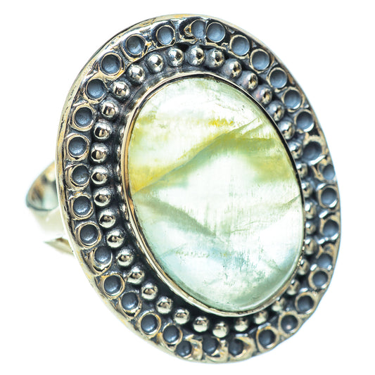 Green Fluorite Rings handcrafted by Ana Silver Co - RING56561