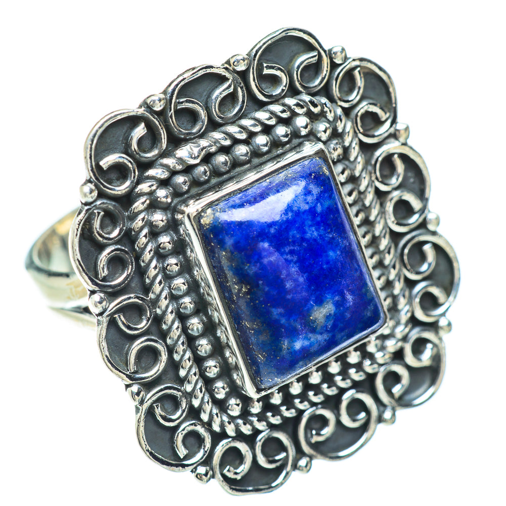 Lapis Lazuli Rings handcrafted by Ana Silver Co - RING56562