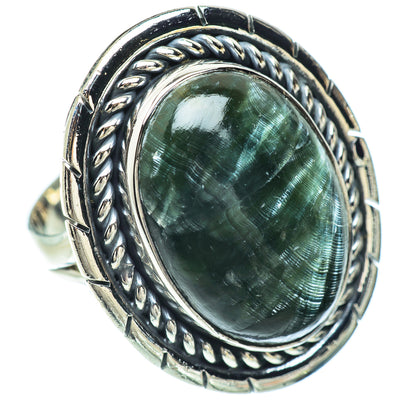 Seraphinite Rings handcrafted by Ana Silver Co - RING56567