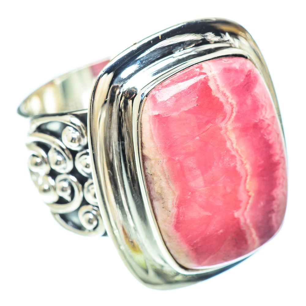 Rhodochrosite Rings handcrafted by Ana Silver Co - RING56576