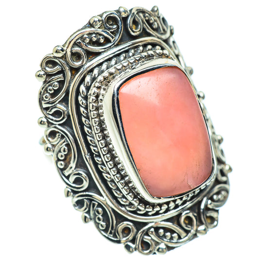 Pink Opal Rings handcrafted by Ana Silver Co - RING56577
