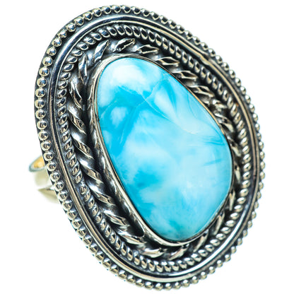 Larimar Rings handcrafted by Ana Silver Co - RING56594