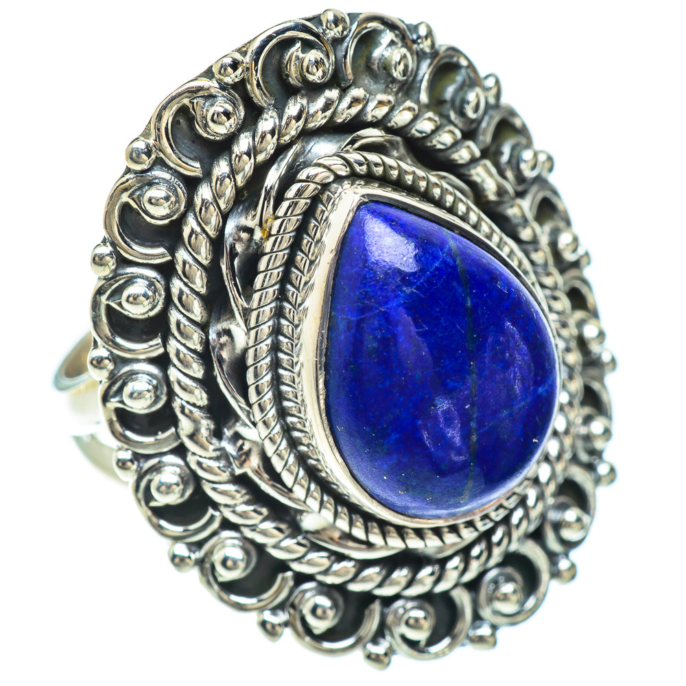 Lapis Lazuli Rings handcrafted by Ana Silver Co - RING56596