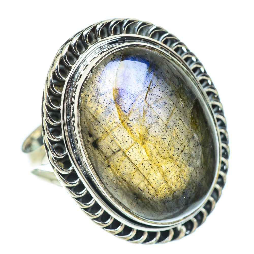 Labradorite Rings handcrafted by Ana Silver Co - RING56597
