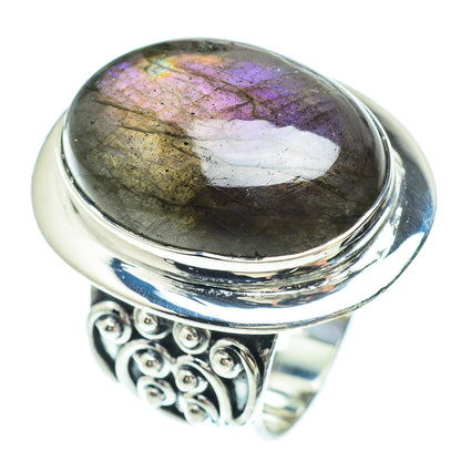 Labradorite Rings handcrafted by Ana Silver Co - RING56612