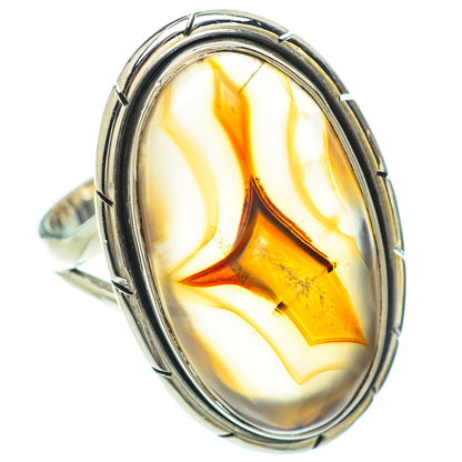 Botswana Agate Rings handcrafted by Ana Silver Co - RING56630